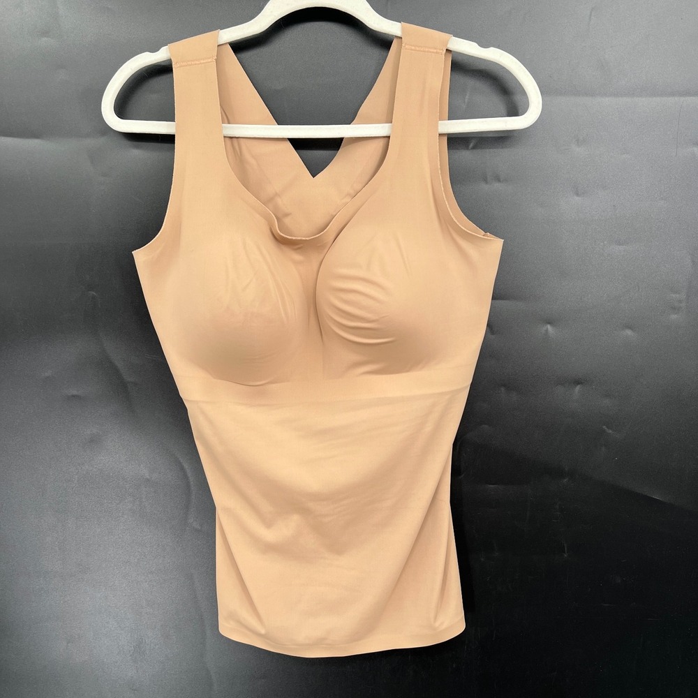 Evelyn Bobbie The Smoothing Cami nude tan full length shape wear XL